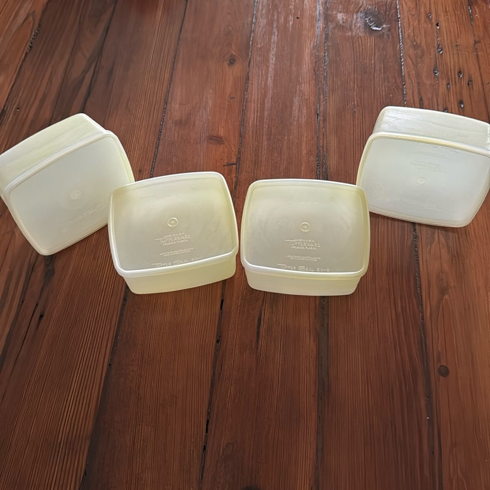 Tupperware storage containers
